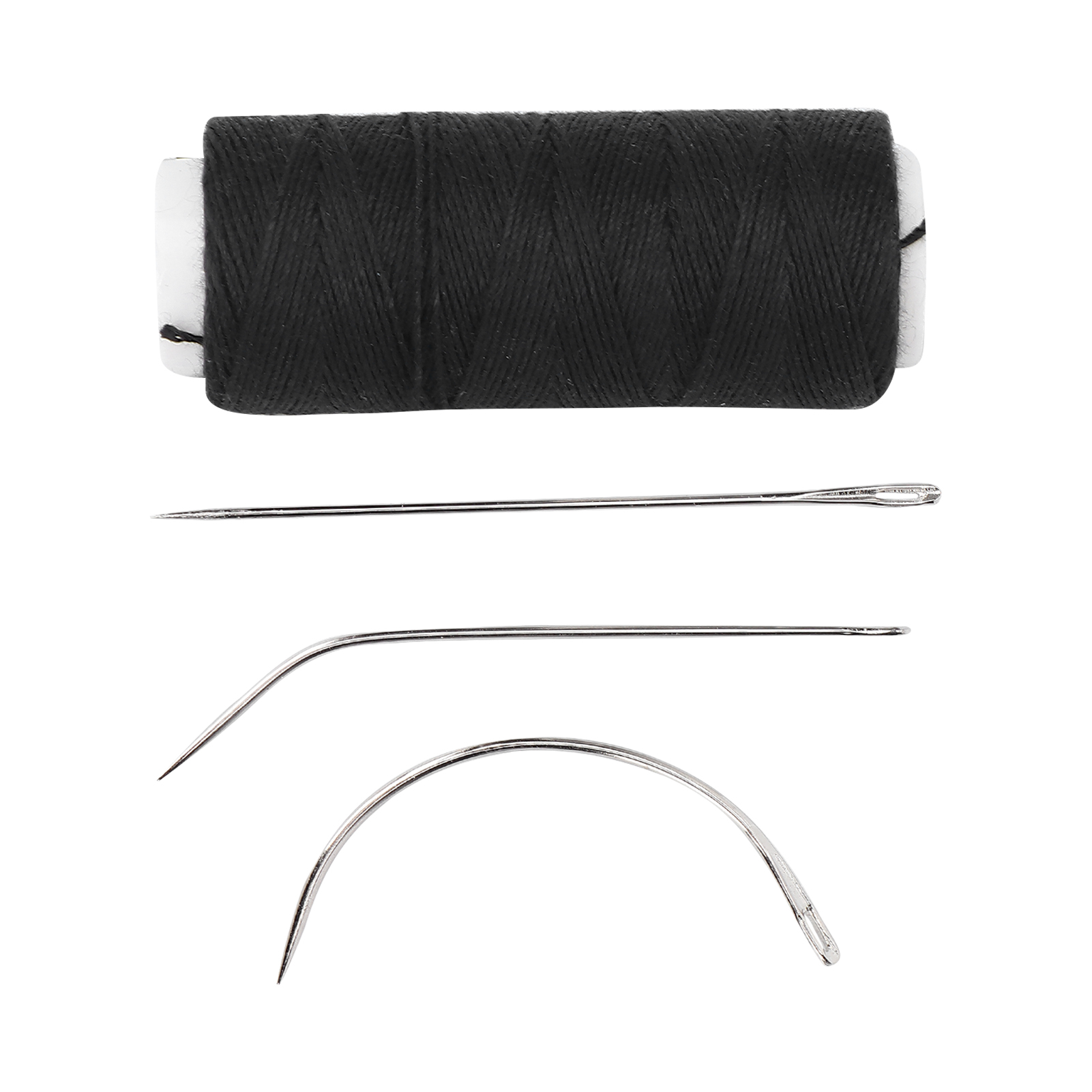 Hair Needle, Durable Hair Thread And Needle Comfortable Grasp For Making  For Weaving For Crafts 